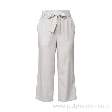 Spring Summer Loose Cotton Linen Overalls Pants